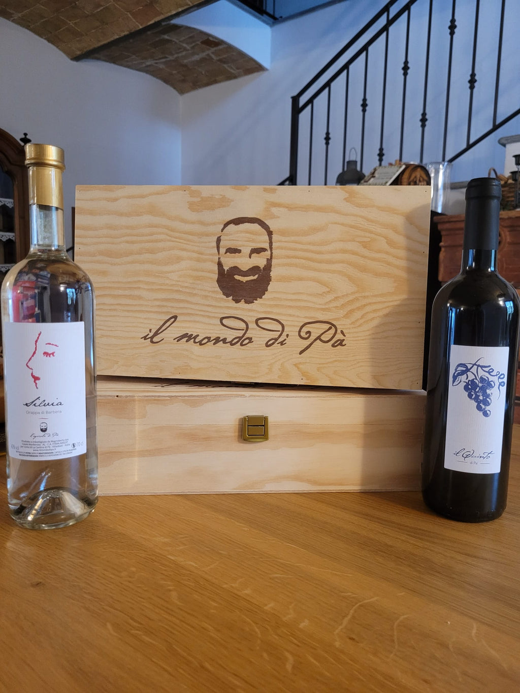 Duo barbera (in cassetta di legno con nostro logo)