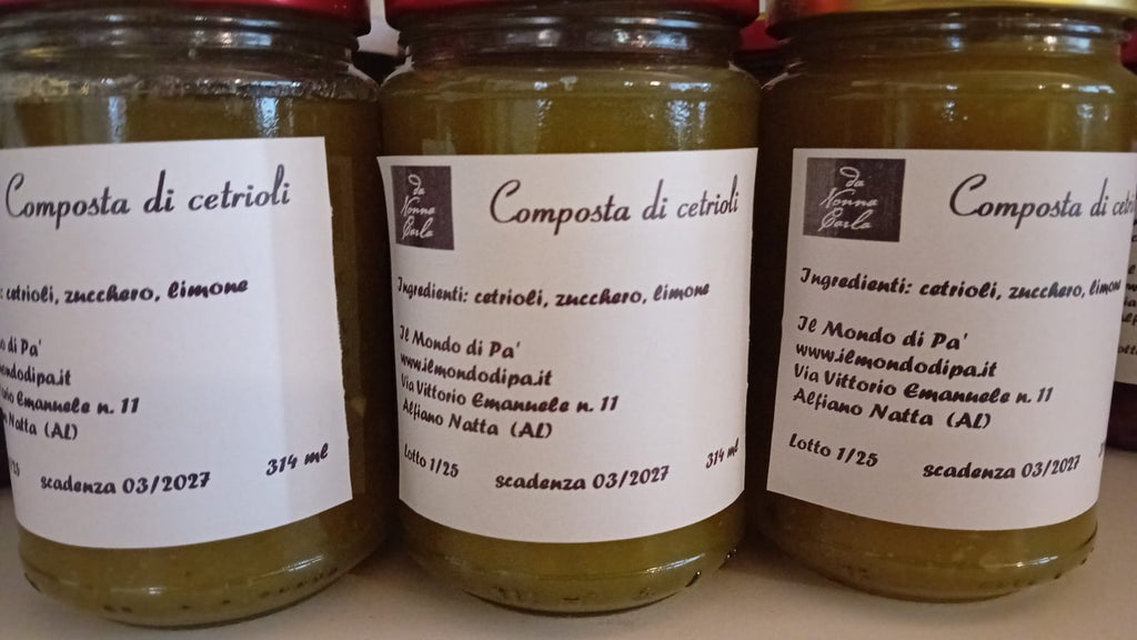 Composta di cetrioli 314 ml